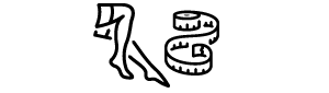 Icon für das Kompressionsstrümpfe anpassen in der Waldegg Rotpunkt Apotheke in Uitikon